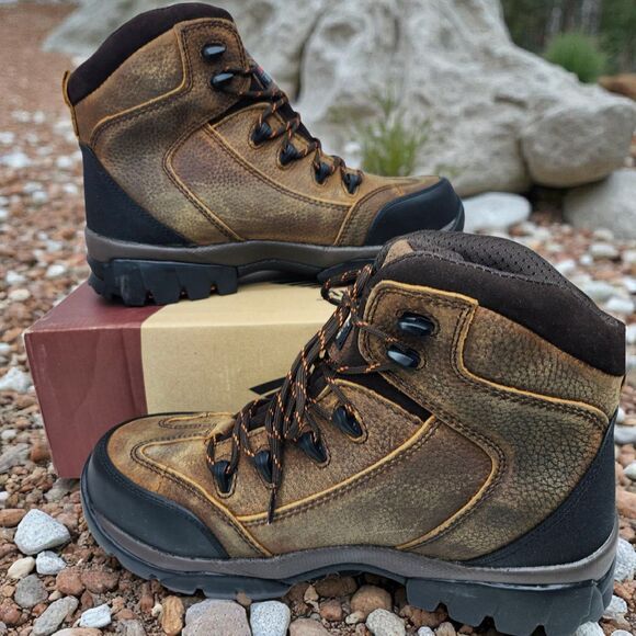 Avenger Safety Workboots Insulated Hiker Mens 10.5EE Comp Toe Leather Waterproof - Picture 1 of 16